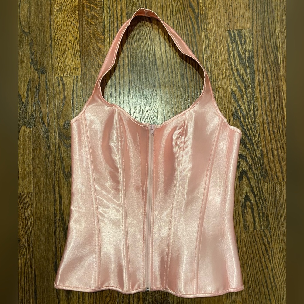 Pink Women’s Corset Blouse